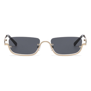 Jamie 871 Metal Sunglasses Gold Frame Square UV400 Unisex Fashion Sunshades - Product Image 5