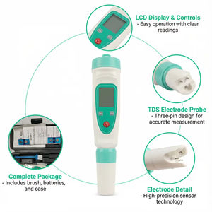 Veinasa XS-LTDS-101 数字便携式笔式 TDS 测量仪 0-9999 Ppm 2%FS 精度 LCD 显示屏 锂电池 适用于游泳池 - Product Image 2