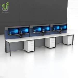 IULTRA yeni ofis iş istasyonu 1 2 3 4 6 8 kişi koltuklu ofis masası masa ofis - Product Image 2