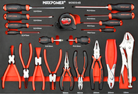 Coffret d'outils MAXPOWER 368 pièces, chariot à outils d'atelier, outils de mécanicien, 6 tiroirs, ensemble d'outils automobiles avec 4 roues
