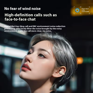 <span class=keywords><strong>Écouteur</strong></span>s Bluetooth A68 à <span class=keywords><strong>oreille</strong></span> ouverte <span class=keywords><strong>avec</strong></span> clip, en TPU souple et fil en acier à mémoire de forme, suppression du bruit ENC, prise en charge de la recharge inversée, <span class=keywords><strong>écouteur</strong></span>s sans fil - Product Image 2