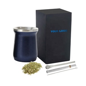 <span class=keywords><strong>Yerba</strong></span> <span class=keywords><strong>Mate</strong></span>-taza <span class=keywords><strong>de</strong></span> acero inoxidable, Pajita, 300ml, juego <span class=keywords><strong>de</strong></span> tazas <span class=keywords><strong>de</strong></span> café y té - Product Image 1