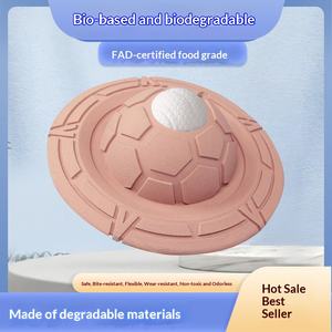 Juguete Masticable Ecológico con Forma <span class=keywords><strong>de</strong></span> Platillo Volador para Perros, Nuevo Diseño, Pelota <span class=keywords><strong>de</strong></span> Goma para Limpieza Dental - Product Image 5