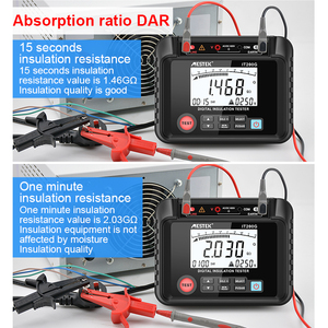 IT200G Auto Range digitale AC DC misura di <span class=keywords><strong>tensione</strong></span> resistenza di isolamento <span class=keywords><strong>tester</strong></span> misuratore megohmmetro voltmetro - Product Image 6
