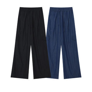 Logotipo personalizado, pantalones nuevos de primavera y verano para adolescentes, finos con múltiples bolsillos Pantalones rectos, herramientas de calle, viento informal 2025 - Product Image 1