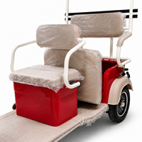 Tricycle Électrique Ouvert le Plus Vendu, Moteur 60V 1200W, Certifié CE, Acier Carbone, Autonomie 50-70 Kilomètres pour 3 Personnes, Idéal pour les Courtes Trajets