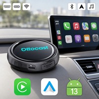 Ottocast Boîtier AI Portable Android 13 pour Voiture avec CarPlay Snapdragon 6225 8GB+128GB USB/Bluetooth Cloud SIM3.0 Vente en Gros pour Agences