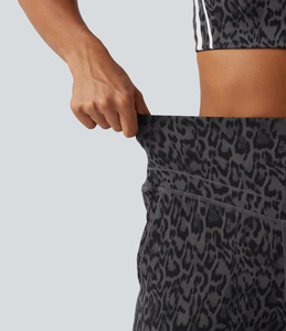 <span class=keywords><strong>Pantaloni</strong></span> da Jogging a Vita Alta <span class=keywords><strong>con</strong></span> Stampa Leopardata per Donna, Controllo Pancia, Vestibilità Comoda, Trendy, Lunghezza Intera <span class=keywords><strong>con</strong></span> <span class=keywords><strong>Caviglia</strong></span> Elasticizzata per Palestra, Danza e Casa - Product Image 6