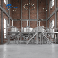 Système de brasserie clé en main entièrement automatique de 5000 L, équipement de brassage de bière, usine de bière artisanale