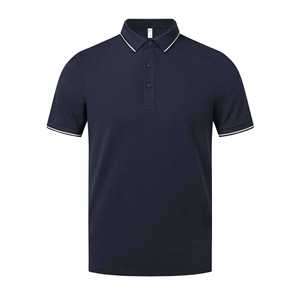 Polo de Algodón Unisex 220g de Manga Corta Antiarrugas para Verano, Ropa de Trabajo Personalizable con Logotipo - Product Image 2
