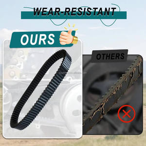Courroie d'entraînement de moto KYY Big Power, courroie d'embrayage 0627-045 3211114 compatible avec Polars Arctic <span class=keywords><strong>Cat</strong></span> 2006 ZR 900 EFI SNO Pro - Product Image 3