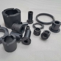 Résistant aux hautes températures 1700 ° Pièces en bande de carbure de silicium usinées CNC pour applications industrielles Carbure de silicium