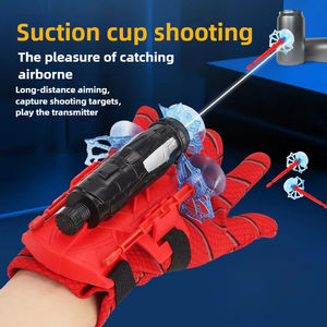 新着スパイダーマンウェブシューター教育玩具スパイダートイズプラスチック製コスプレ壁取り付け可能吸盤発売用コスチューム玩具 - Product Image 2