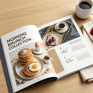Wholesale Custom Printed Hard Cover Catalog Book Luxury Coffee Art Album High <b>Gloss</b> <b>Paper</b> Perfect Binding Company Brochure Print - Product Image 2