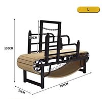 Tapis roulant pour animaux de compagnie en alliage d'aluminium léger - Roue d'exercice à vitesse réglable pour chiens/chats, équipement de fitness silencieux et durable pour animaux de compagnie