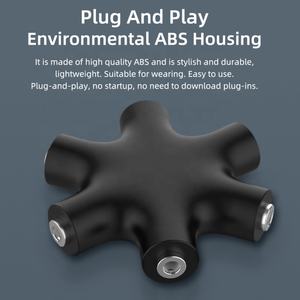 6 웨이 3.5MM 오디오 이어폰 헤드폰 헤드셋 스플리터 Aux 케이블 1 남성 ~ 5 여성 3.5MM 잭 이어폰 오디오 스플리터 - Product Image 3