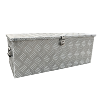 Boîte à outils de rangement en aluminium avec serrure à clé - Boîte à outils de camion sous le châssis avec tiroirs pour camions