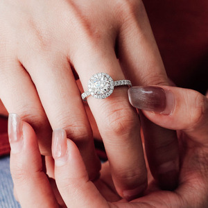 Bague de mariage 18K 14K 10K Couple avec D <span class=keywords><strong>VVS</strong></span> Lab Grown Diamond Handmade Jewelers That Fix Rings Near Me Fine Jewelry Rings - Product Image 2