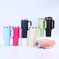 Gobelet isotherme Ranguo grand format 40 oz en acier inoxydable, écologique et durable, avec logo personnalisé, pour utilisation en voiture, promotionnel