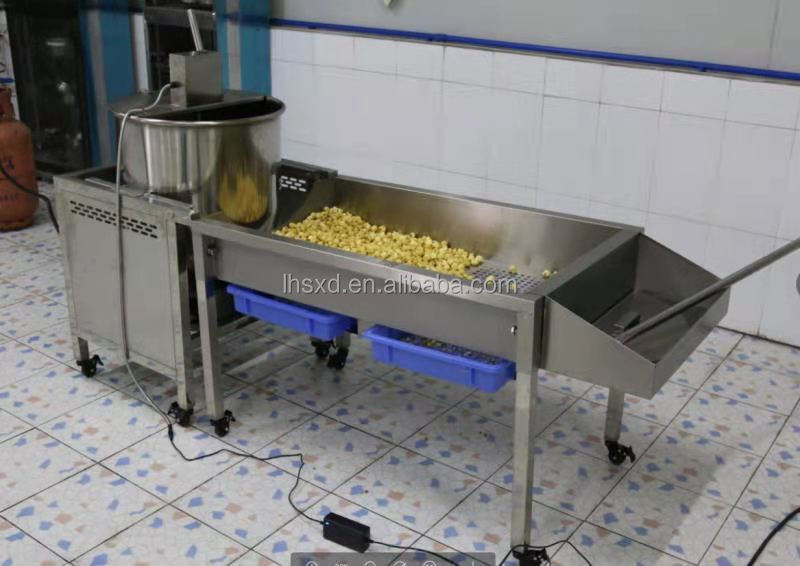 ステンレス製商業用キャラメルケトルコーンポップコーンマシン
