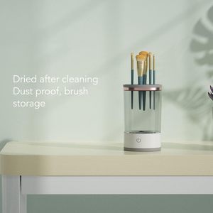 New Products Portable Quick Dry Automatic Electronic Ultrasonic Makeup Brush <b>Cleaner</b> and Dryer Machine Makeup - Product Image 5
