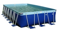 Réservoirs d'eau gonflables en PVC Réservoirs d'eau d'oreiller Gris Imperméable et sans fuite durable pour la solution de stockage d'eau du désert personnalisée
