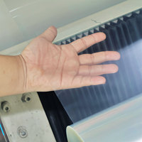 Feuille de protection en plastique PE/PLA double face finition mate, qualité alimentaire, recyclable, anti-âge, en rouleau, pour découpe, moulage et thermoformage
