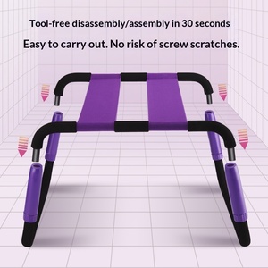 Chaise d'amour sexuelle, mobilier pour couples, chaise de sexe, chaise hedonique, accessoires de passion, aide aux positions sexuelles fonctionnelles pour adultes - Product Image 3