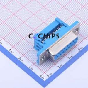 X0715FT7BL5 D-Sub/VGA Connector Connector ( Connector Type: Standard D-Sub )( Gender: Female )( Total Number of PINs: 15P ) - Product Image 1