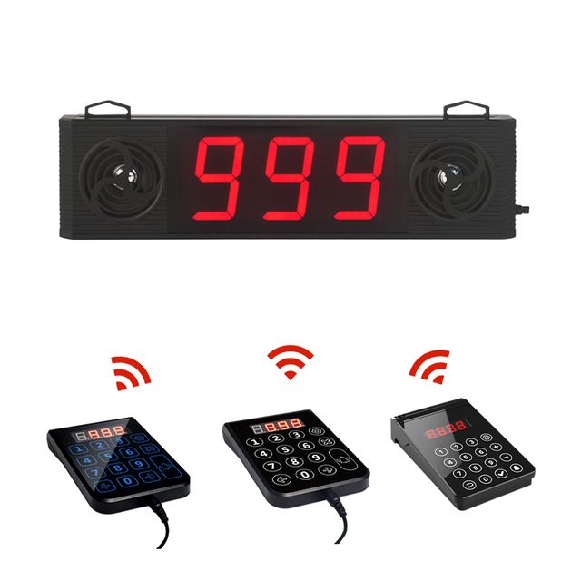 Large Volume Wireless Queuing Caller Bank Hospital Caller Display Commercial Voice Caller
