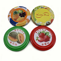 Botellas de Vidrio de 53 mm con Tapas Metálicas de Hojalata y Tapas de Rosca, Aptas para Alimentos, Ecológicas, a Prueba de Fugas, a Prueba de Niños y de Fácil Apertura, Serie para Bebidas
