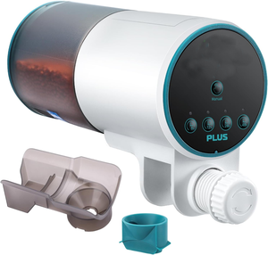 Nuovo alimentatore automatico pesce astuto Timer acquario Dispenser cibo per Turtle Koi Goldfish Tank 6 modalità di alimentazione - Product Image 2