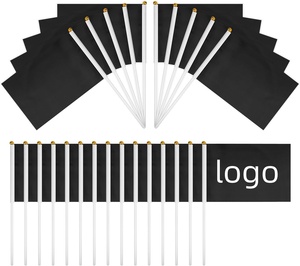 Promoción de Entrega Rápida, Bandera Rectangular Personalizada, Ecológica, Duradera, Impresa Digitalmente en Poliéster, con Cuerdas para Colgar, con Diseño de Bandera Nacional - Product Image 1