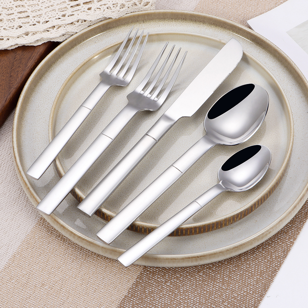 Factory Price Luxury Champagne Gold Stainless Steel Cutlery Set Modern Flatware Including Spoon Knife Fork Wholesale Bulk · image 4