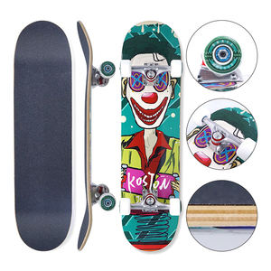 Venta al por mayor de piezas de skate de madera de arce del noreste de <span class=keywords><strong>7</strong></span> capas, doble rocker, personalizables - Product Image 1