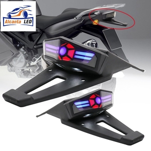 Luz trasera de motocicleta Popular, lámpara de señal de freno de marcha atrás, indicador de tráfico, luz trasera LED impermeable para <span class=keywords><strong>Honda</strong></span> Moto Car - Product Image 1