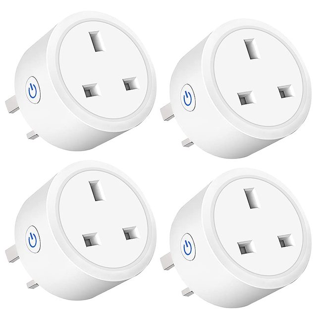 Smart Socket Plug UK BSD29 Ewelink Wi-Fi Mesh Energy Monitor Bar Custom Base ESP32/PES8266 Modules 16A AC100-240V FCC/ROSH