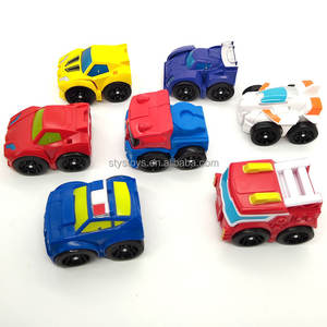 Mini Hero Figuras DE ACCIÓN Push-Go Vehículo de rescate Coche <span class=keywords><strong>Bots</strong></span> Juguetes de plástico para niños Regalo de Navidad - Product Image 4