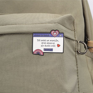 Ensemble d'épingles en émail inspirantes sur le thème de Jéhovah en espagnol, broche avec citation religieuse pour la décoration de sac à dos - Product Image 4