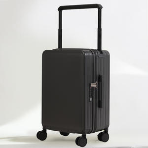 2024 baru desainer kustom LOGO PC lebar troli tas bepergian koper bagasi cangkang keras - Product Image 2