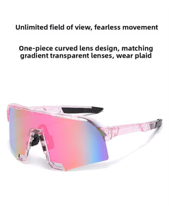 Gafas de Sol Deportivas OEM con Logo Personalizado 2025 CE UV400 Montura de PC <span class=keywords><strong>Lentes</strong></span> con Protección UV para Exteriores Protegen los Ojos para Ciclismo y Correr - Product Image 3