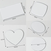 Motif d'impression Aimants de réfrigérateur en métal Souvenirs Cadeaux promotionnels Aimants en aluminium personnalisés pour réfrigérateur Imprimé personnalisé