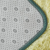 Tapis en peluche élégant à couleurs bloquées Tapis et carpettes moelleux Tapis pour animaux de compagnie de salon