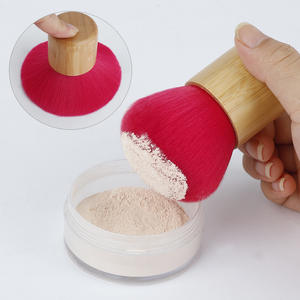 Pinceau à poudre unique YRX, couleur personnalisée, poils synthétiques, virole en aluminium, manche en plastique, usage professionnel, logo personnalisé, pour femmes - Product Image 1