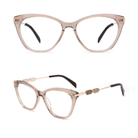 Gafas Ópticas de Acetato con Diseño Moderno y Personalizable, Monturas de Aro Completo Duraderas para Uso Diario, OEM/ODM