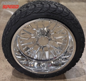 Rines FORGEX de 22x12, 24x14, 26x16, 28x16 y 30 Pulgadas, Profundos, Forjados, Todoterreno 4x4, 8x170, 8x180, 8x6.5, 6x5.5, Pulidos, para Camioneta Silverado - Product Image 2