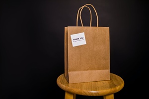 Wholesale Take Out Packaging Kraft Paper Bag Brown Craft Paper Shopping Bag - Product Image 3