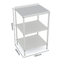 Meuble d'évier en acier pour usage domestique avec vasque en acier inoxydable pour buanderie et garage