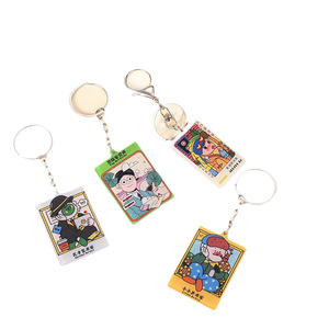 Zheng Han <b>Anime</b> Acrylic <b>Keychain</b> Custom Design Children Gift Minimalist Style - Product Image 4