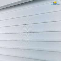 Stores enrouleurs Shangri-La, chaîne en plastique, filtration de la lumière pour fenêtre, 3 pouces, fascia en tissu inséré
